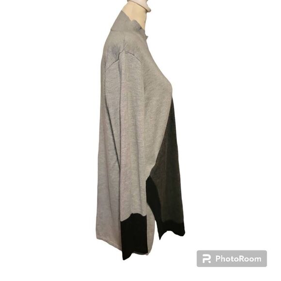 Vince Camuto Colorblock Mock Neck Sweater Women's Size Large - Picture 2 of 6